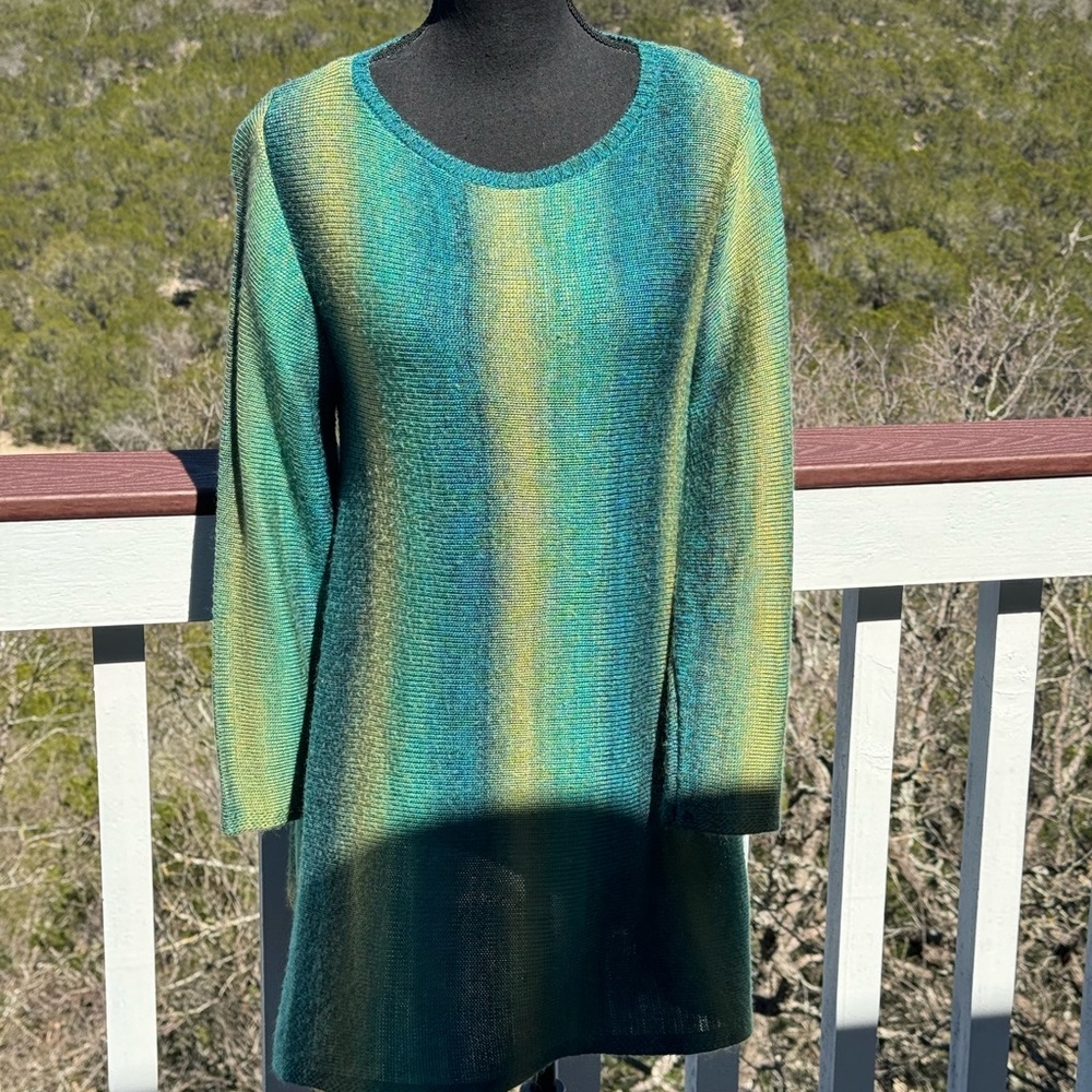 Ruby Rd Striped‎ Tunic Sweater - Picture 2 of 9